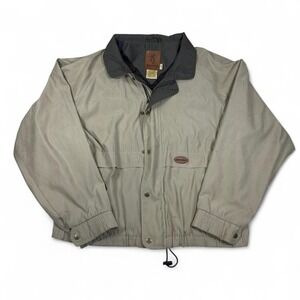 Browning Jacket Mens L Green Nylon Outdoor Hunting Utility